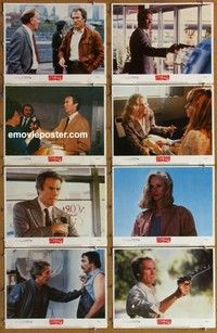 j341 SUDDEN IMPACT 8 movie lobby cards '83 Clint Eastwood, Dirty Harry