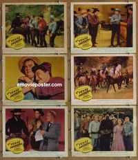 j004 TEXAS PANHANDLE 6 movie lobby cards '45 Starrett, Durango Kid