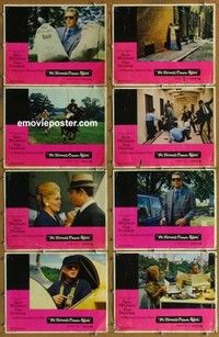 j346 THOMAS CROWN AFFAIR 8 movie lobby cards '68 Steve McQueen