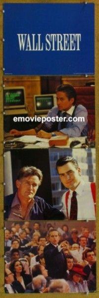 h728 WALL STREET 4 movie lobby cards '87 Michael Douglas, Sheen