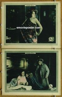 h372 WHAT HAPPENED TO ROSA 2 movie lobby cards '20 sexy Mabel Normand!