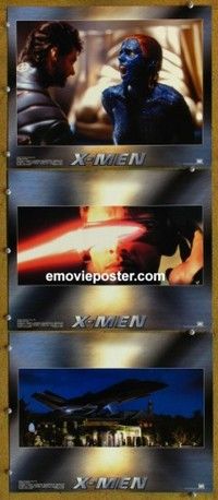 h573 X-MEN 3 movie lobby cards '00 Patrick Stewart, Hugh Jackman, Berry