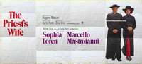 k148 PRIEST'S WIFE 24-sheet movie poster '71 Sophia Loren, Mastroianni