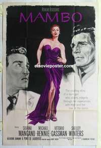 k185 MAMBO Forty by Sixty movie poster '54 Michael Rennie, Silvana Mangano
