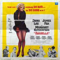 k318 ARABELLA six-sheet movie poster '68 James Fox, sexy Virna Lisi!