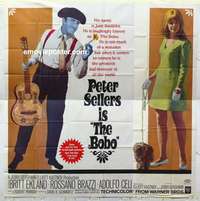 k334 BOBO six-sheet movie poster '67 Peter Sellers, sexy Britt Ekland!