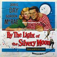 k338 BY THE LIGHT OF THE SILVERY MOON six-sheet movie poster '53 Day, McRae