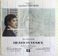 k354 DEATH IN VENICE int'l six-sheet movie poster '71 Luchino Visconti