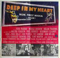 k355 DEEP IN MY HEART six-sheet movie poster '54 Jose Ferrer, Merle Oberon