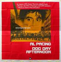 k358 DOG DAY AFTERNOON int'l six-sheet movie poster '75 Al Pacino, Lumet