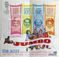 k402 JUMBO six-sheet movie poster '62 Doris Day, Jimmy Durante, circus!