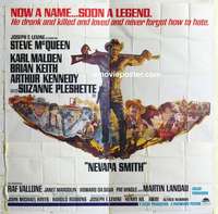 k420 NEVADA SMITH six-sheet movie poster '66 Steve McQueen, Karl Malden