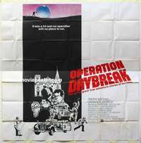 k434 OPERATION DAYBREAK int'l six-sheet movie poster '75 Timothy Bottoms, Shaw