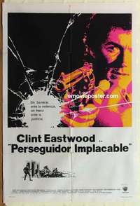 k649 DIRTY HARRY Argentinean movie poster '71 Clint Eastwood