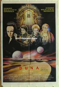 k651 DUNE Argentinean movie poster '84 David Lynch sci-fi epic!