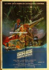 k654 EMPIRE STRIKES BACK Argentinean movie poster '80 George Lucas
