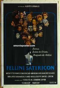 k655 FELLINI SATYRICON Argentinean movie poster '70 Italian