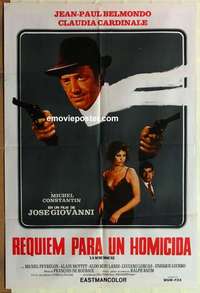 k667 HIT MAN Argentinean movie poster '72 Jean-Paul Belmondo