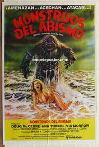 k669 HUMANOIDS FROM THE DEEP Argentinean movie poster '80 classic!