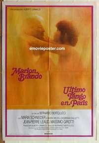 k677 LAST TANGO IN PARIS Argentinean movie poster '73 M. Brando