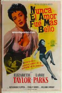 k681 LOVE IS BETTER THAN EVER Argentinean movie poster '52 Taylor