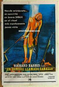 k683 MAN CALLED HORSE Argentinean movie poster '70 Richard Harris