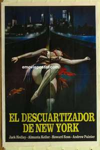 k688 NEW YORK RIPPER Argentinean movie poster '82 Lucio Fulci