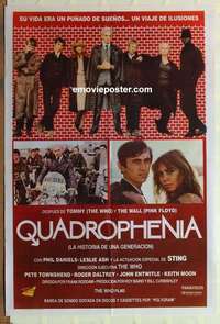k698 QUADROPHENIA Argentinean movie poster '79 The Who