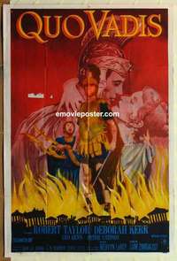 k699 QUO VADIS Argentinean movie poster R70s Robert Taylor