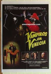 k726 VAMPIRE IN VENICE Argentinean movie poster '86 Klaus Kinski