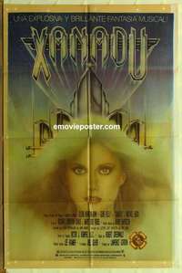 k736 XANADU Argentinean movie poster '80 Olivia Newton-John