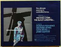 k507 BLACK WINDMILL British quad movie poster '74 Michael Caine