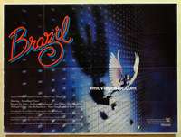 k511 BRAZIL British quad movie poster '85 Terry Gilliam, De Niro