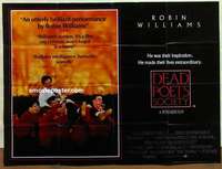 k524 DEAD POETS SOCIETY British quad movie poster '89 Robin Williams