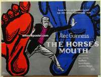k558 HORSE'S MOUTH British quad movie poster '59 Alec Guinness, Walsh