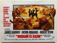 k559 HOUR OF THE GUN British quad movie poster '67 James Garner