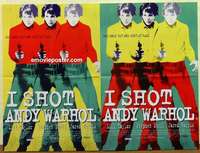 k561 I SHOT ANDY WARHOL British quad movie poster '96 Lili Taylor