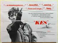 k569 KES British quad movie poster '69 David Bradley, Ken Loach