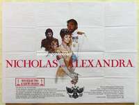 k585 NICHOLAS & ALEXANDRA British quad movie poster '72 M. Redgrave