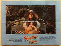 k597 PRETTY BABY British quad movie poster '78 Brooke Shields