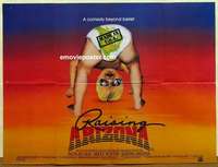 k602 RAISING ARIZONA British quad movie poster '87 Coen Brothers, Cage