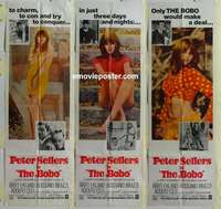 k118 BOBO 3 door panel movie posters '67 Peter Sellers, Britt Ekland!