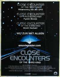 k026 CLOSE ENCOUNTERS OF THE THIRD KIND Dutch 33x42 movie poster '77