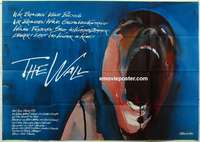 k031 WALL German 33x46 movie poster '82 Pink Floyd, Roger Waters