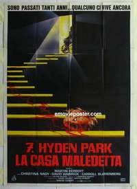 k218 FORMULA FOR A MURDER Italian one-panel movie poster '85 gruesome image!