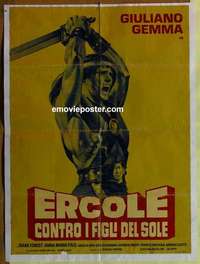 k243 HERCULES AGAINST THE SONS OF THE SUN Italian 26x36 movie poster '64