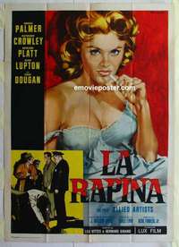k233 REBEL SET Italian one-panel movie poster '59 ultra sexy Kathleen Crowley