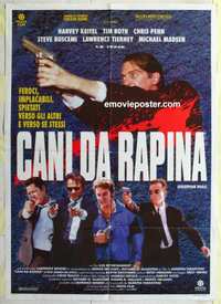 k235 RESERVOIR DOGS #1 Italian one-panel movie poster '92 Quentin Tarantino, Keitel