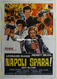 k241 WEAPONS OF DEATH Italian one-panel movie poster '77 Henry Silva