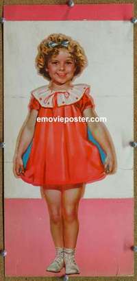 k052d SHIRLEY TEMPLE movie standee c35 great die-cut image!